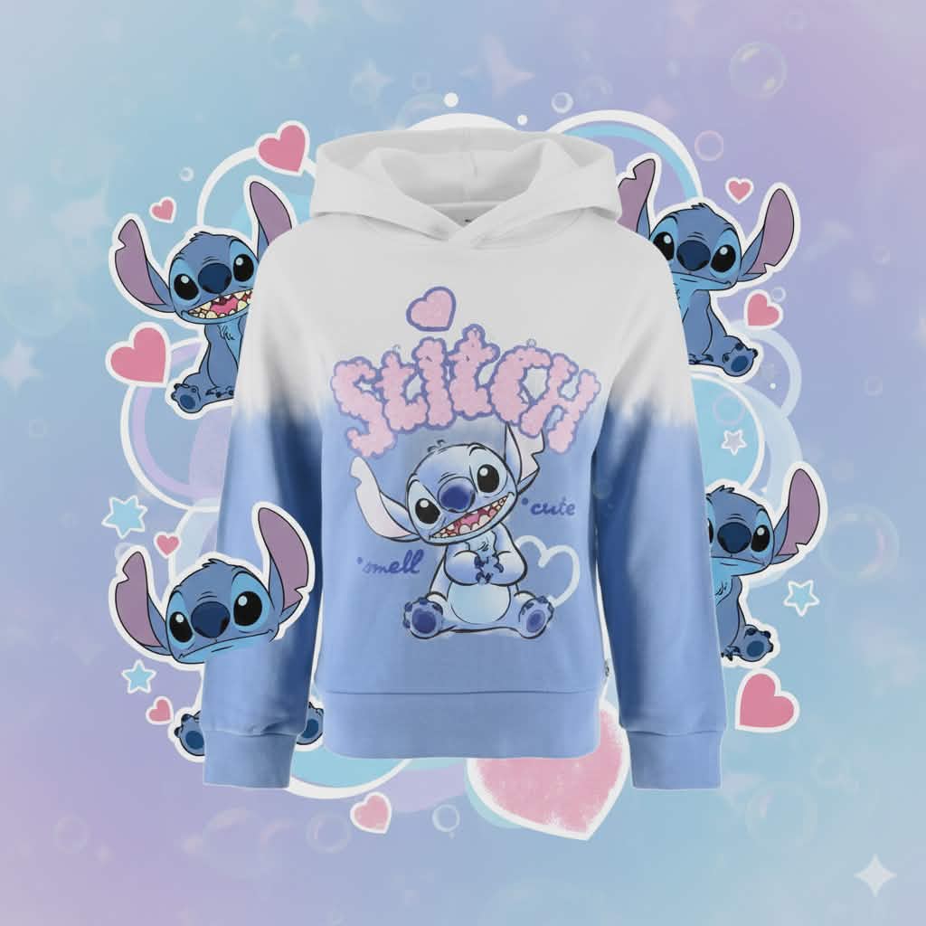 Pull enfant Disney Lilo et Stitch, le chien étoile, taille S (3-8 ans / 98-128 cm)
