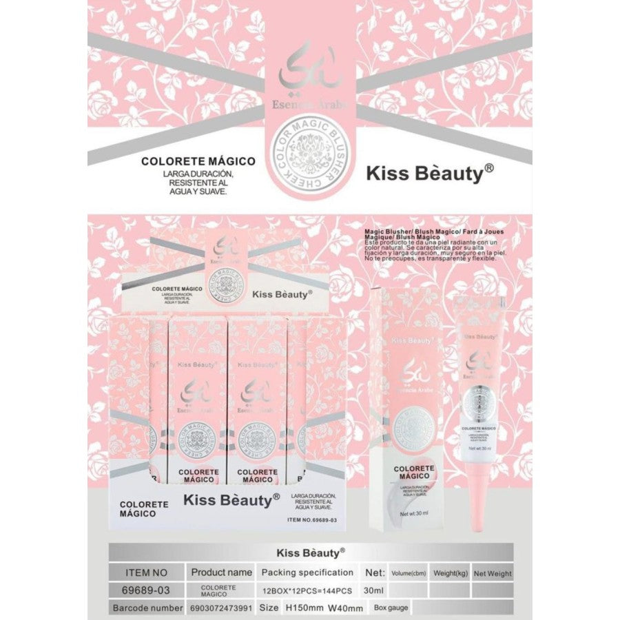 BLUSH FACE MAGIC ESENCIA ARABE 30ML. KISS BEAUTY