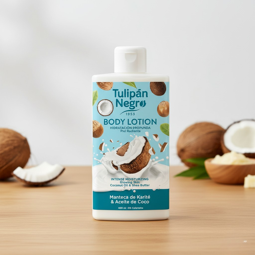 Body lotion Tulipan Negro Coco et Karité 400ml