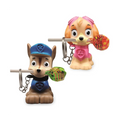 Porte clés + sucettes Pat Patrouille