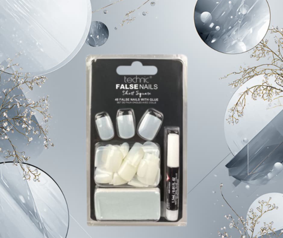 technic - Faux ongles Short Square - 48 pcs