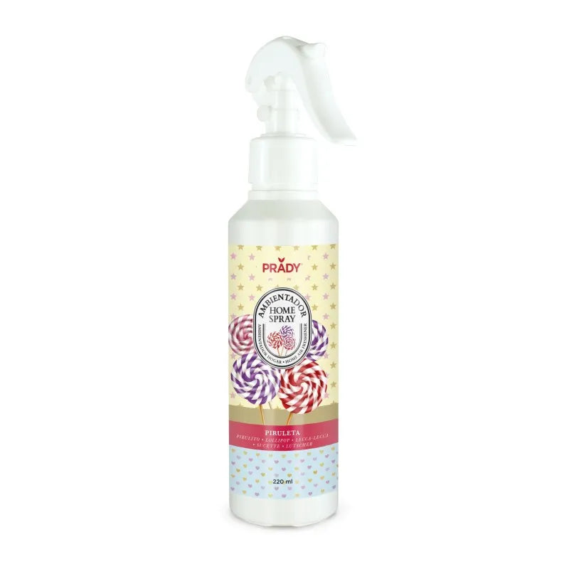 SPRAY D'AMBIANCE MAISON TISSU ET VOITURE PRADY SUCETTE CANDY 220ML