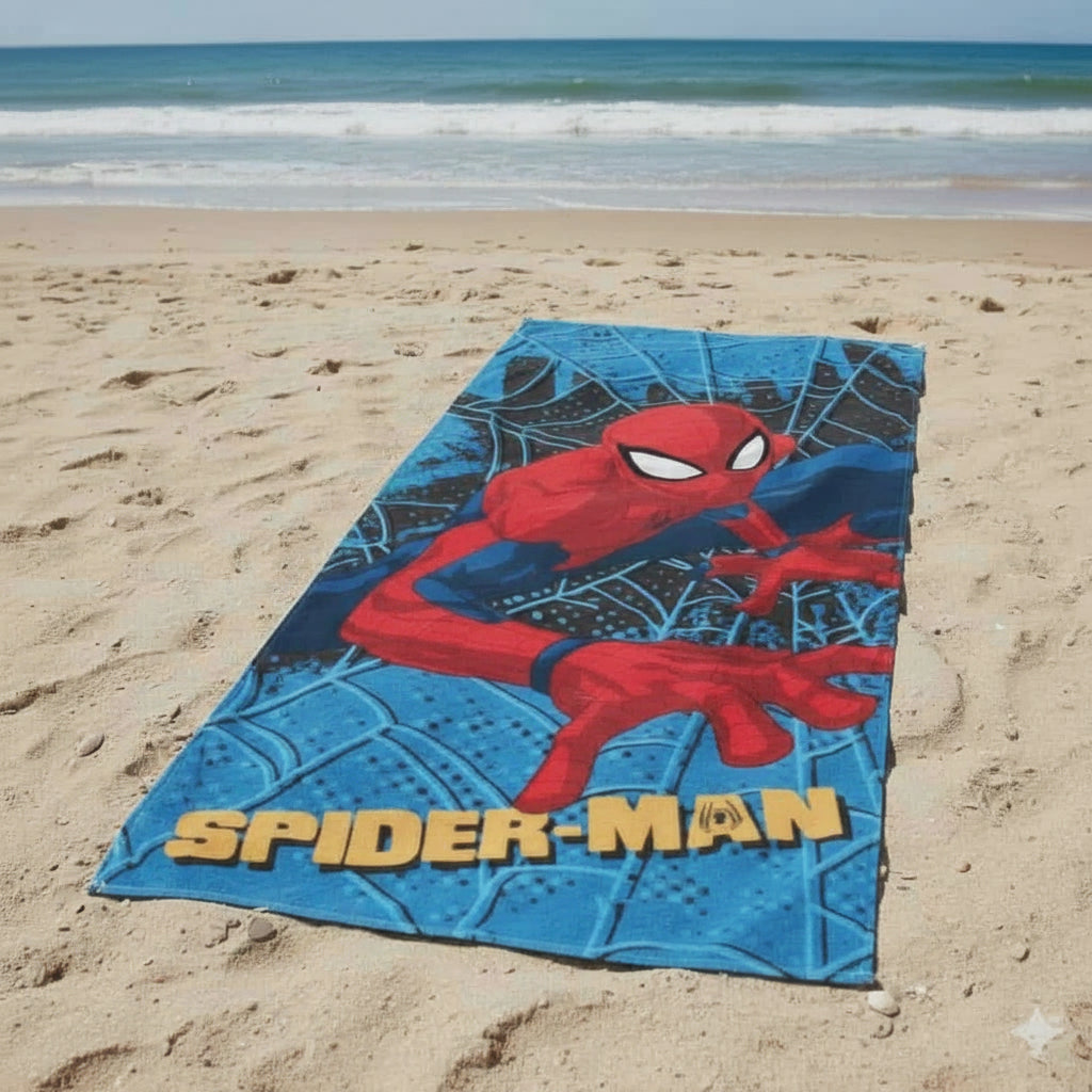 Serviette de bain/de plage Spider-Man Spider-Verse 70x140cm (Séchage rapide