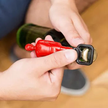 Décapsuleur « Figurine de baby-foot » (rouge)