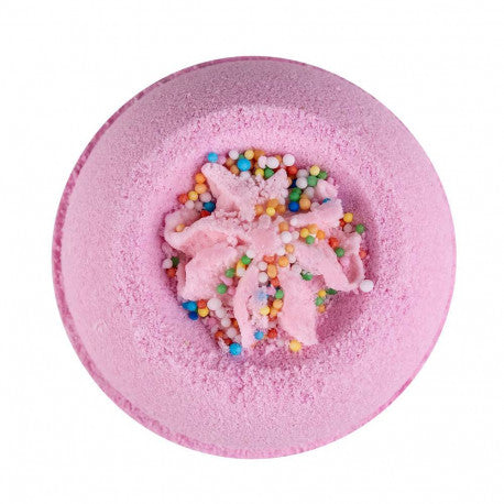 Boule effervescente pour le bain "ICE CREAM" 190g, senteur bubble gum