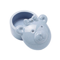 Boîte à dents ourson BLEU en porcelaine - pièce
