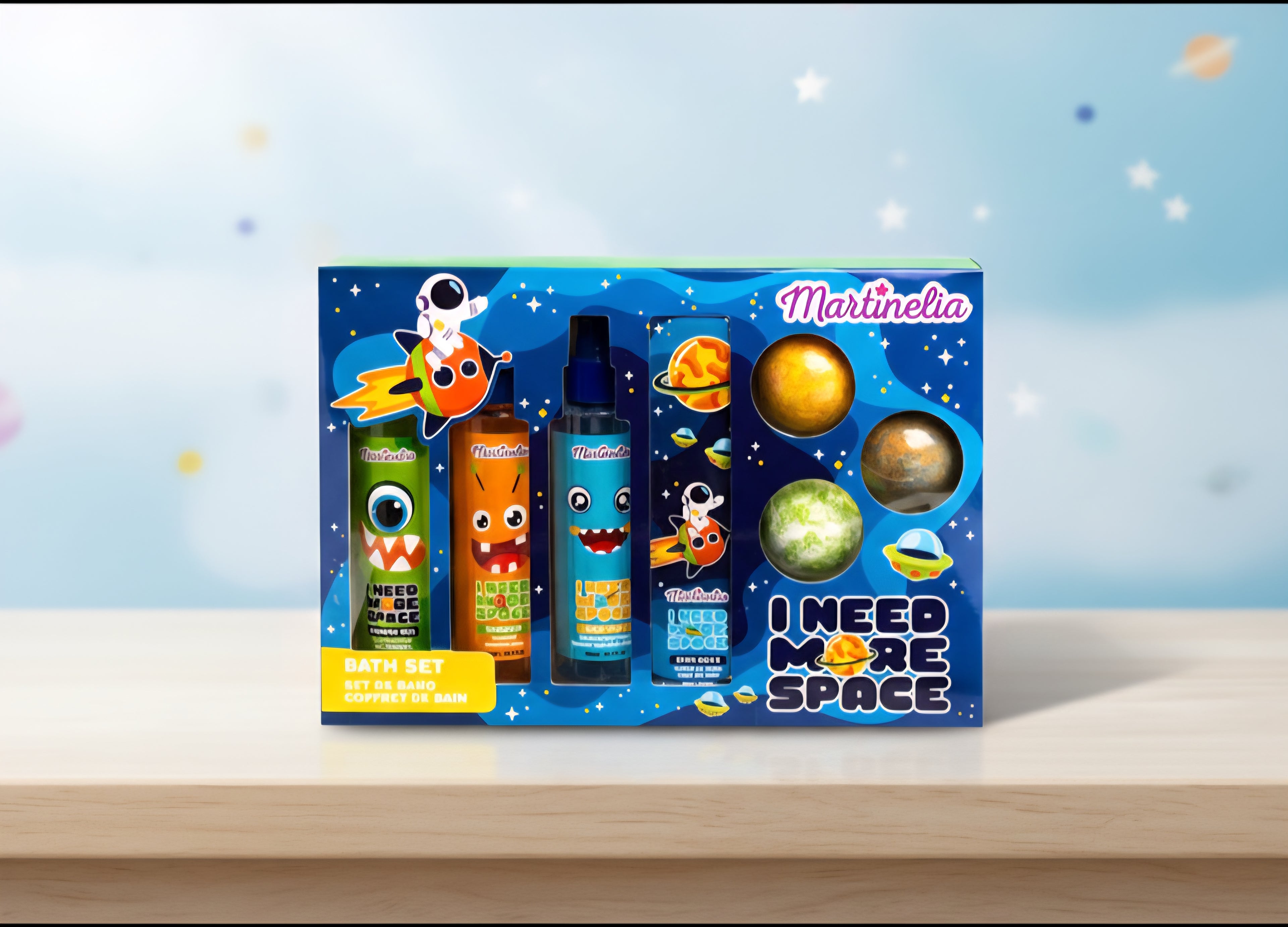 COFFRET BAIN 7 PIECES I NEED MORE SPACE MARTINELIA