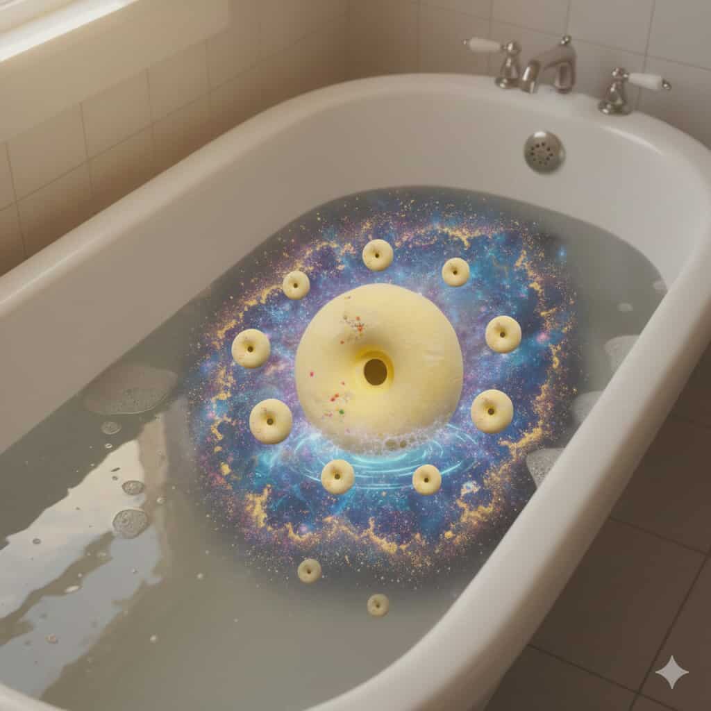 Donut effervescent, senteur Vanille