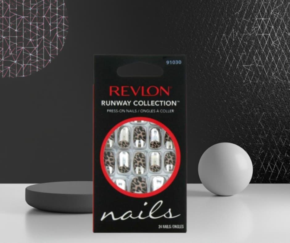 Revlon - Faux ongles Press on Nails Léopard Or - 24 pcs