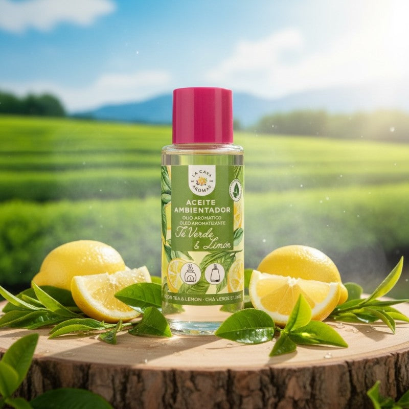 Huile Aromatique Thé Vert & Citron 50ml - La casa de Los Aromas