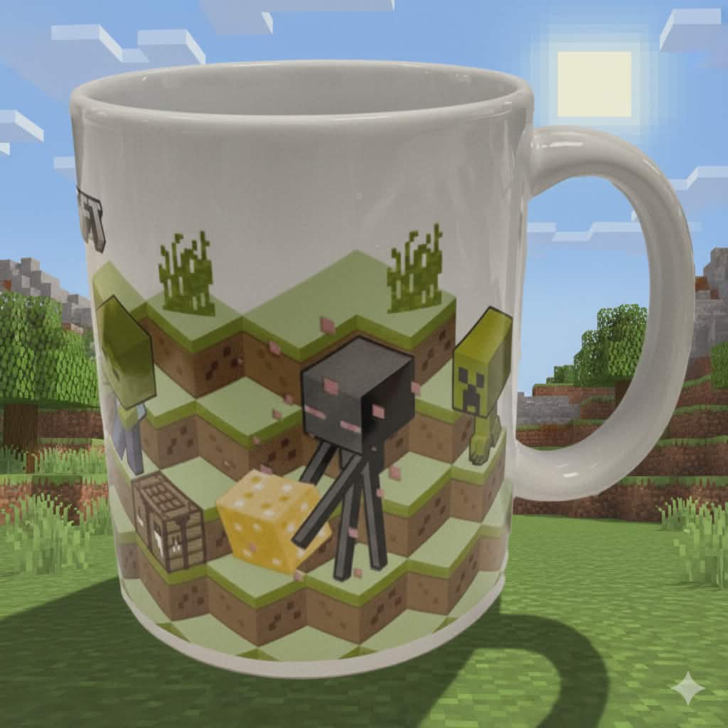 Mug en porcelaine Minecraft TNT Boom 325 ml