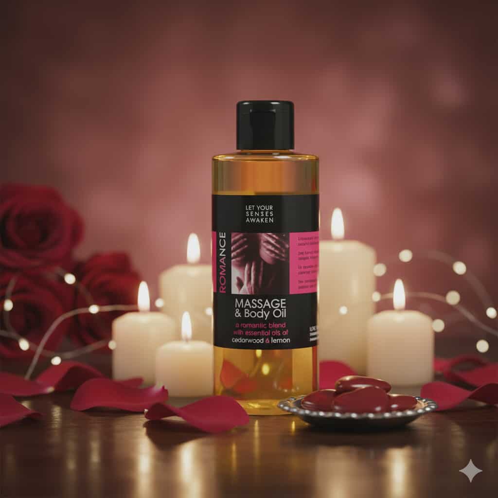 Huile de massage 200ml LOVE PLAY, Romance