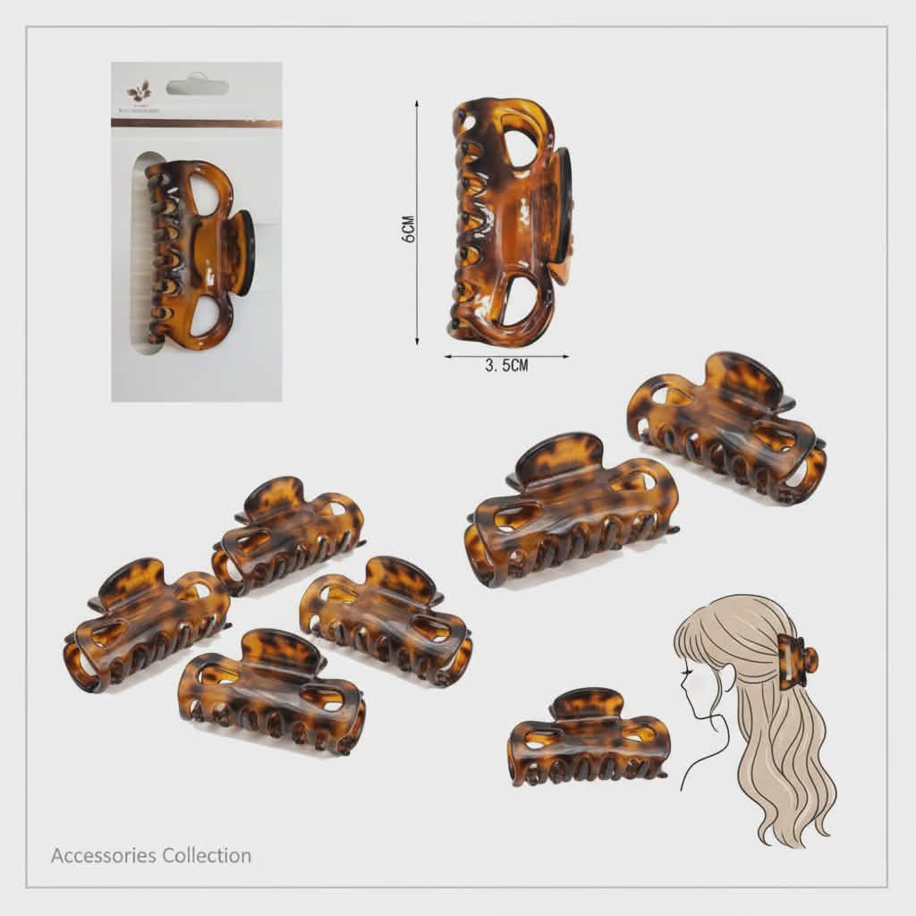 PINCE À CHEVEUX MARRON