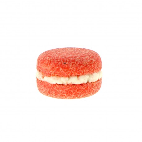 Macaron effervescent 70g, senteur Fraise