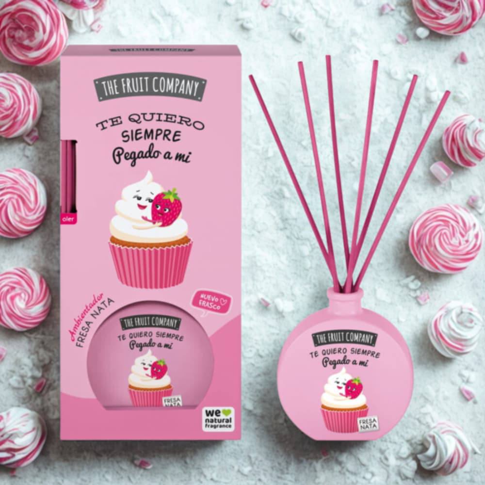 MIKADO D’AMBIANCE FRAISE&CREME 40ML. THE FRUIT COMPANY