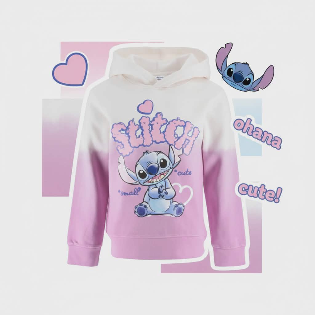 Pull enfant Disney Lilo et Stitch, le chien étoile, 3-8 ans / 98-128 cm