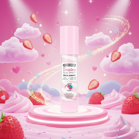 Crème Visage Twister Fraise Chantilly Dual Effect - The Fruit Company