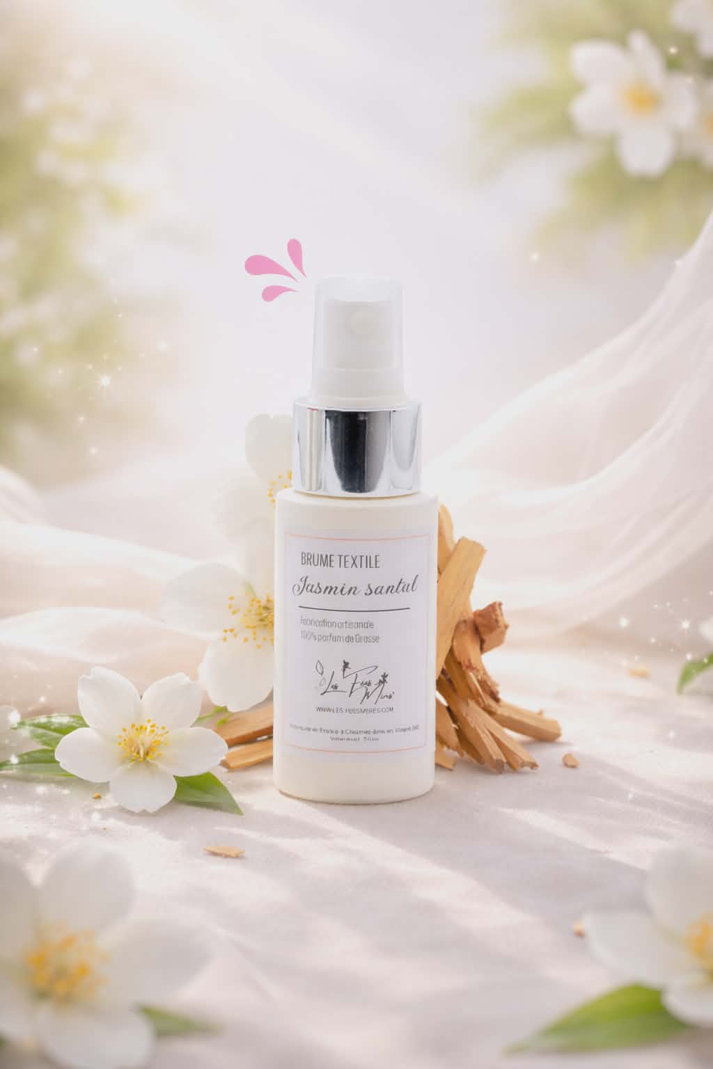 Brume textile jasmin santal