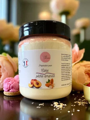 Cake pêche amande