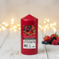Grande Bougie Fruits Rouges – 12cm X 5,70cm – 240grs