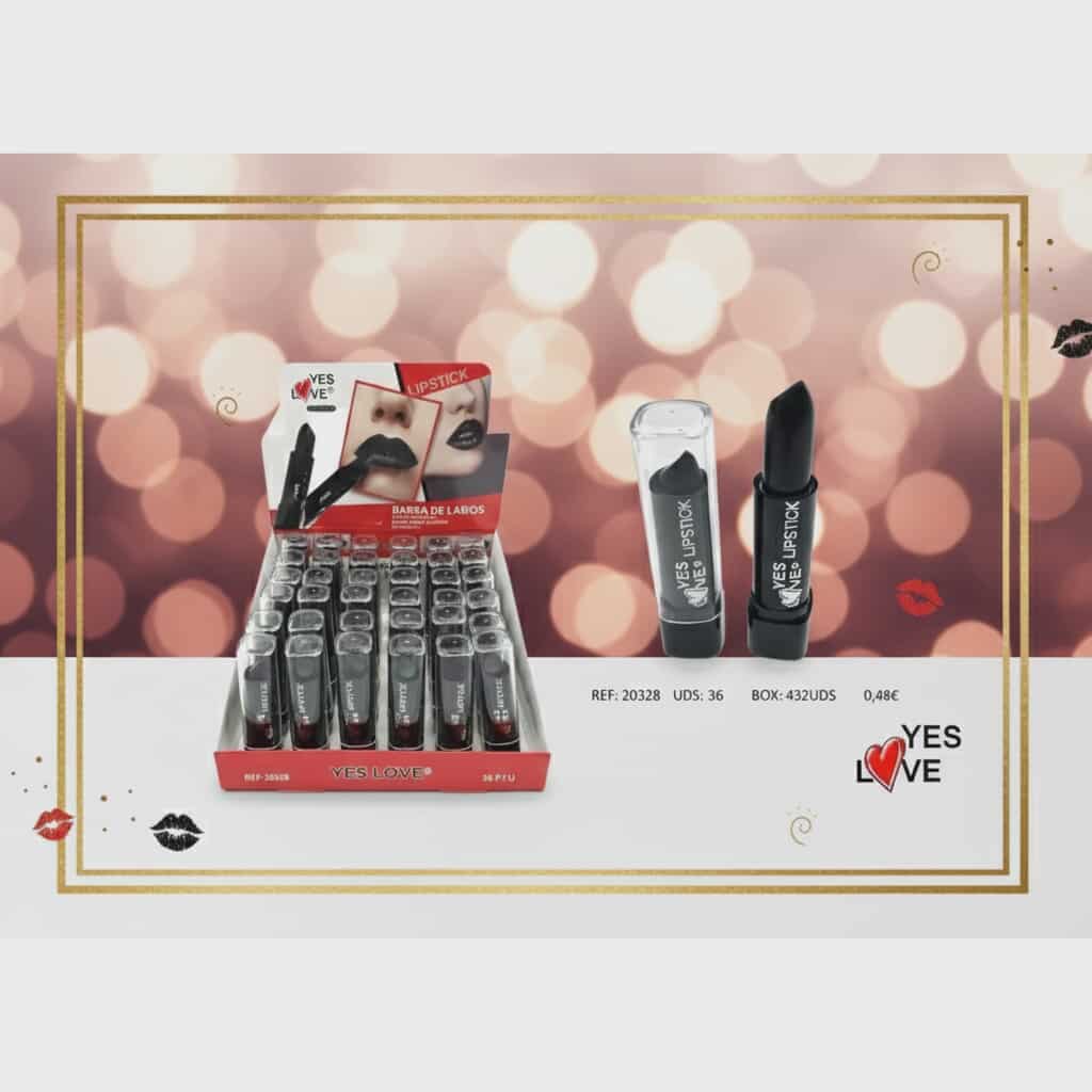 ROUGE À LÈVRES YES LOVE NOIR 20328