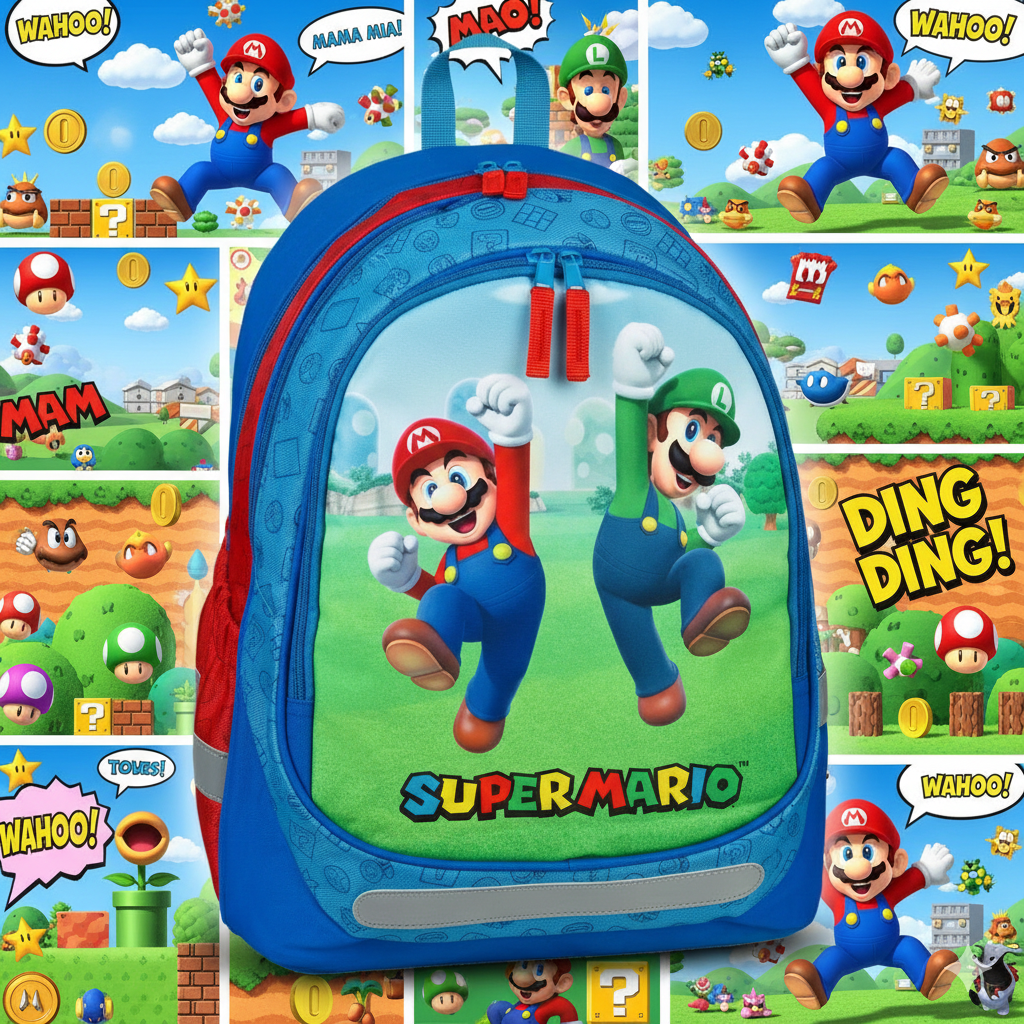 Sac d'école Super Mario Jump, 43 cm
