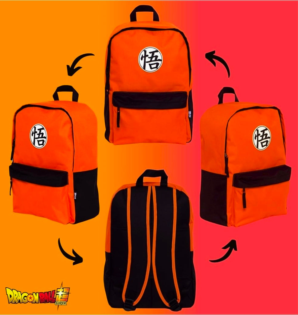 Sac d'école Dragon Ball Orange, 41 cm