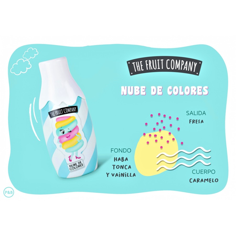 EAU DE TOILETTE CLOUD OF COLORS 40ML. THE FRUIT COMPANY