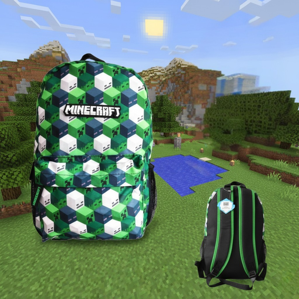 Sac d'école Minecraft Cooler, 40 cm