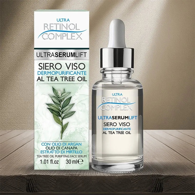 SERUM VISAGE TREE TEA OIL ET ARGAN DERMOPURIFIANT RETINOL COMPLEX