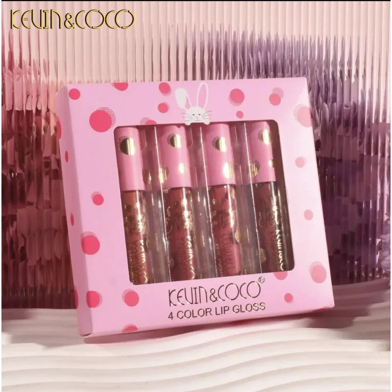 SET DE 4 GLOSS RABBIT KEVIN & COCO KC223625