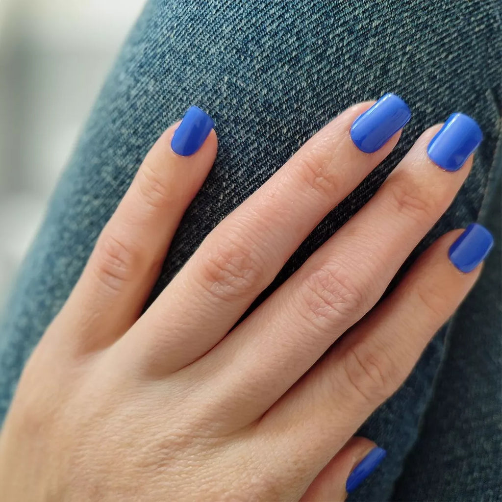 Feuilles de Gel - Bleu Royal - Nooves Nails