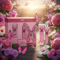 Coffret de bain et parfum pink butterfly 3 pièces - Prady
