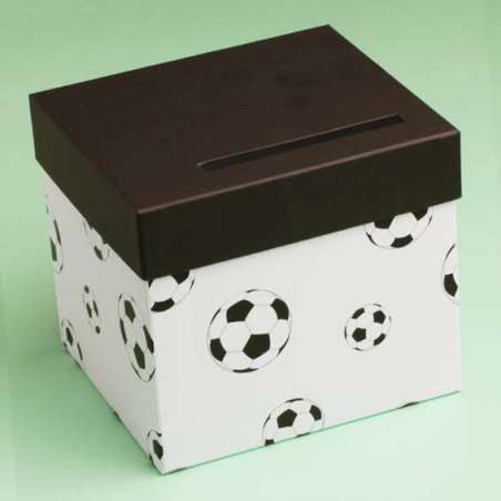 Urne / Tirelire football BLANC - pièce