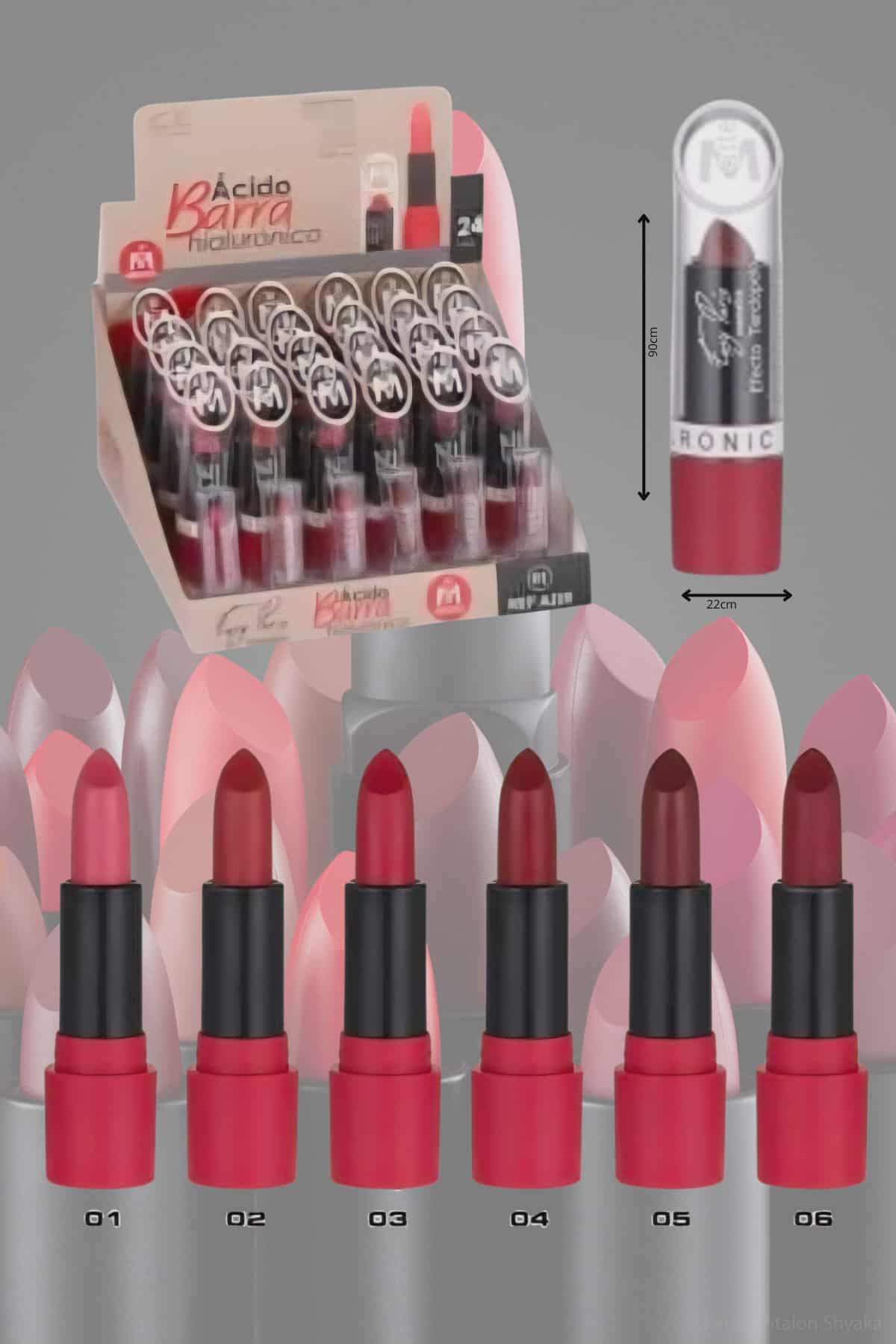 ROUGE À LÈVRES À L'ACIDE HYALURONIQUE MAT&SOYEUX