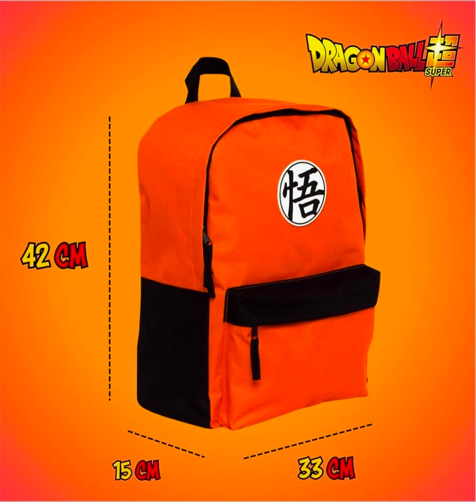 Sac d'école Dragon Ball Orange, 41 cm