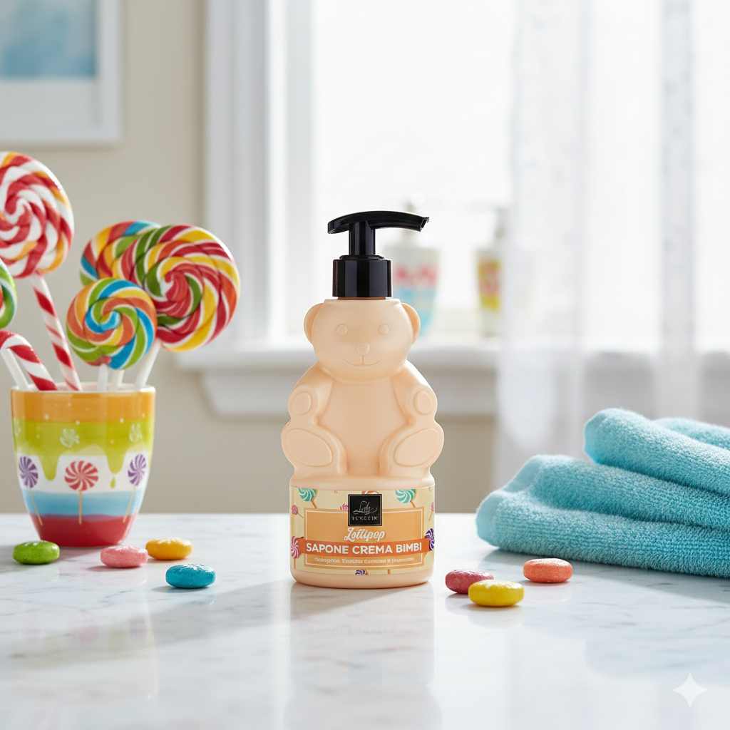 SAVON CRÈME POUR ENFANTS LOLLIPOP 300ML. LADY VENEZIA